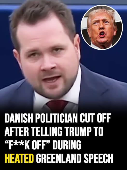 Danish politician cut off after telling Trump to fk off during heated Greenland speech!