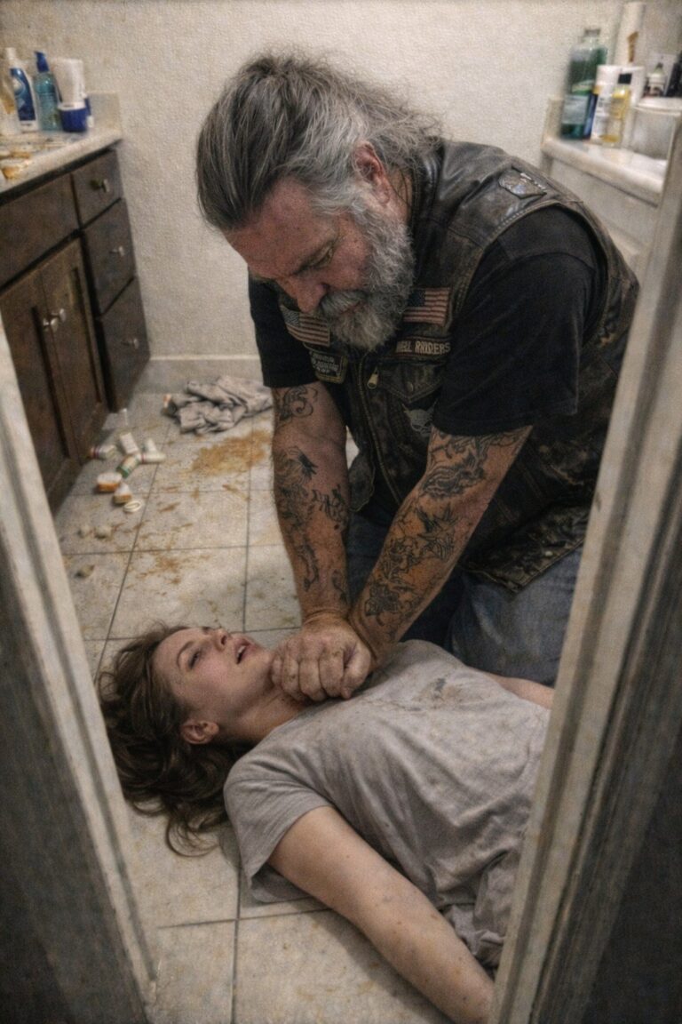 I Woke Up To A Biker Doing CPR On My 19-Year-Old Daughter In Our Bathroom!