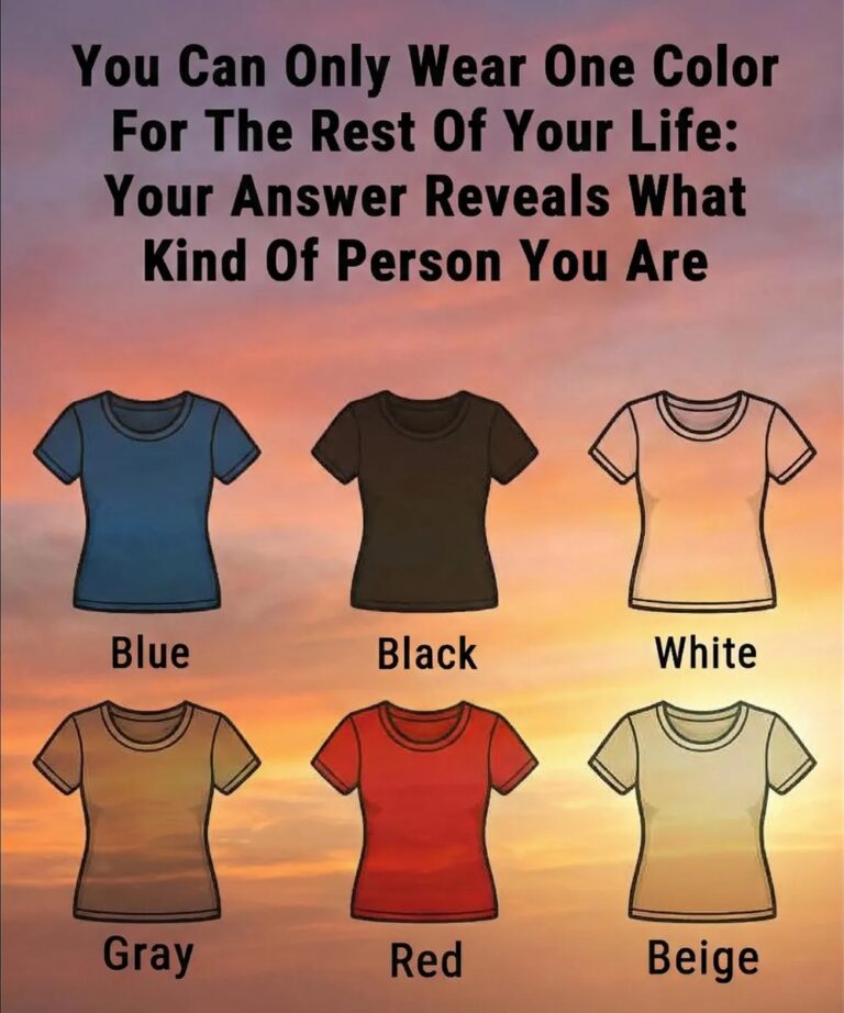 The Color You Would Wear Forever and What It Reflects About You!