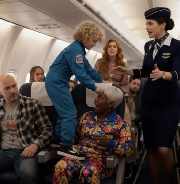 The Airlines Bold Response After a Mother Defended Her Sons Behavior Toward a Young Black Passenger!