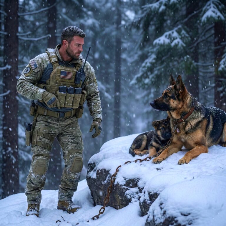 She Was Trapped in the Snow, Shielding Her Puppy, What the Navy SEAL Did Changed Everything