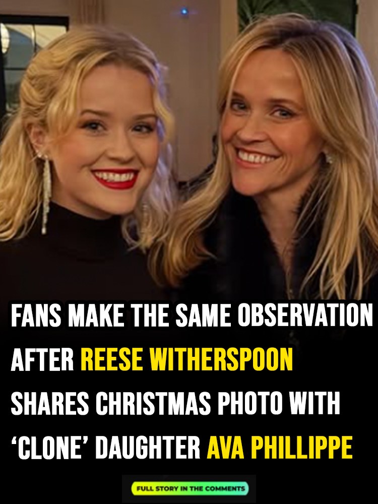 Fans notice the same thing in Reese Witherspoons holiday photo with her daughter Ava Phillippe!