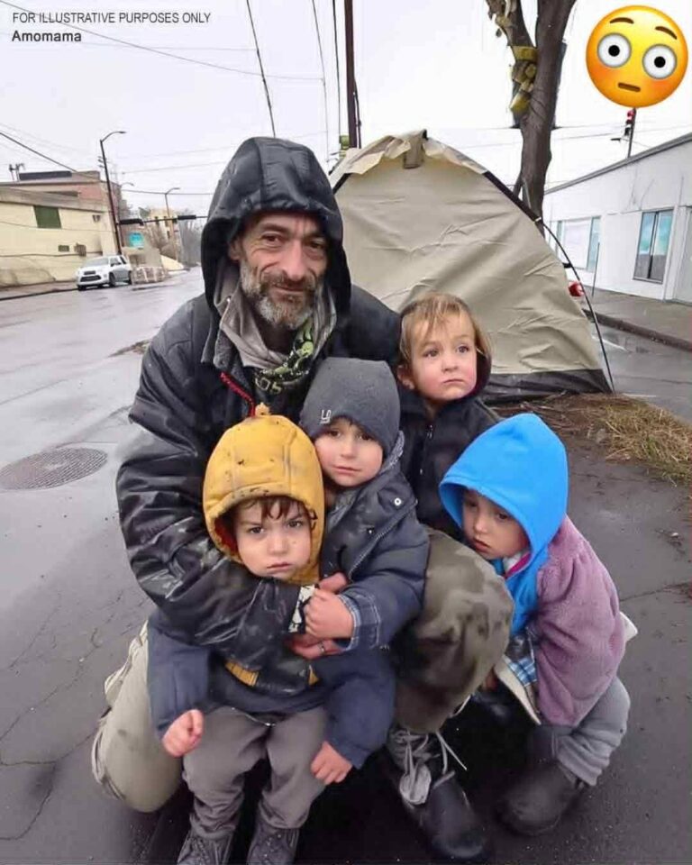 A father of four living in a tent selflessly donates his last $2 to a stranger at a gas station!