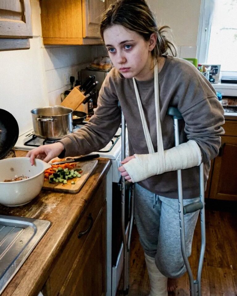 I Broke My Arm and Leg Before My Dad Married My Moms Sister – They Still Made Me Plan the Wedding, So Grandma Showed Up and Dropped a Gift That Made Them Scream