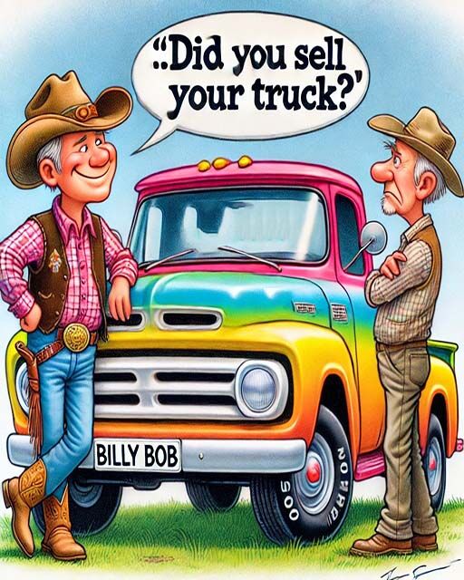 SOTD – Billy Bob tried to sell his old truck!