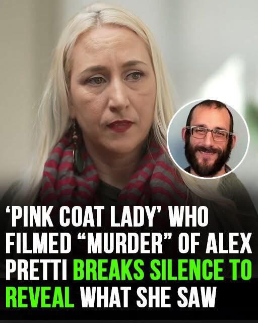 WITNESS IN PINK COAT BREAKS SILENCE ABOUT RECORDING THE FATAL SHOOTING OF ALEX PRETTI BY FEDERAL AGENTS AS VIRAL VIDEO CHALLENGES OFFICIAL CLAIMS SPARKS NATIONAL OUTRAGE EXPOSES CIVIL RIGHTS FEARS AND REVEALS THE DANGER ORDINARY CITIZENS FACE WHEN DOCUMENTING GOVERNMENT FORCE