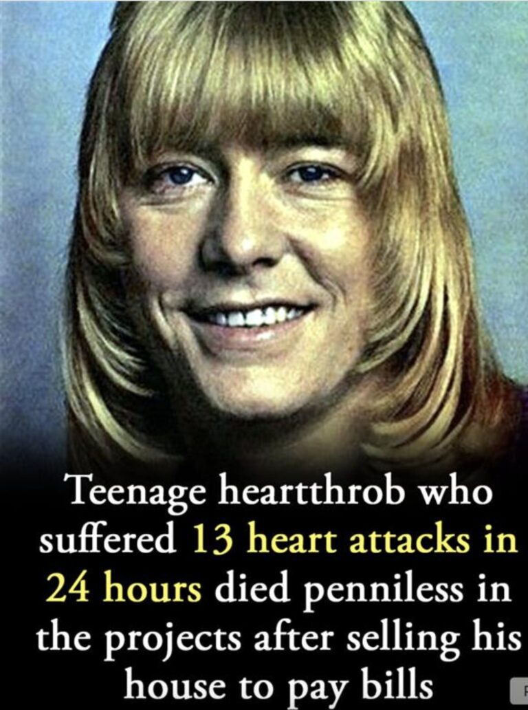 Teenage heartthrob who suffered 13 heart attacks in 24 hours died penniless in the projects after selling his house to pay bills