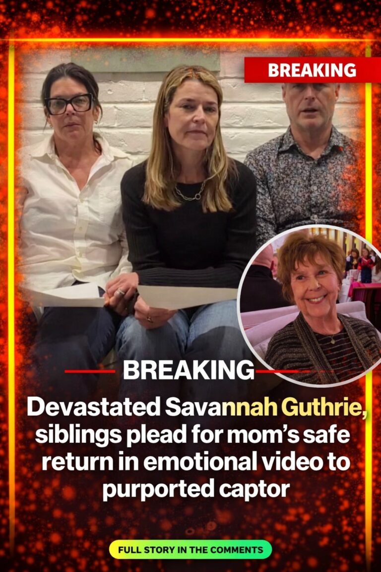 Devastated Savannah Guthrie, siblings