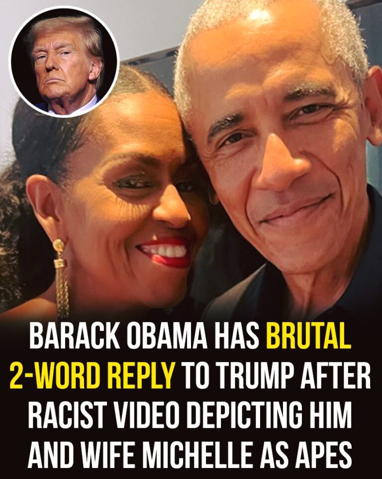 Barack Obama’s brutal reply to Trump after racist video depicting him and Michelle as apes