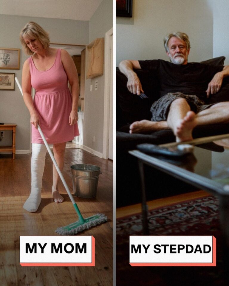 My Stepfather Forced My Mom to Clean and Shovel Snow with a Broken Leg – So I Taught Him a Harsh Lesson