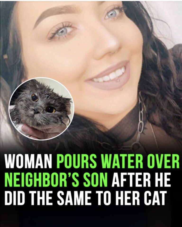 Woman pours water over neighbor’s son after he did the same to her cat