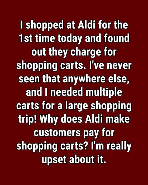 The Real Reason Aldi Makes You Pay for Shopping Carts
