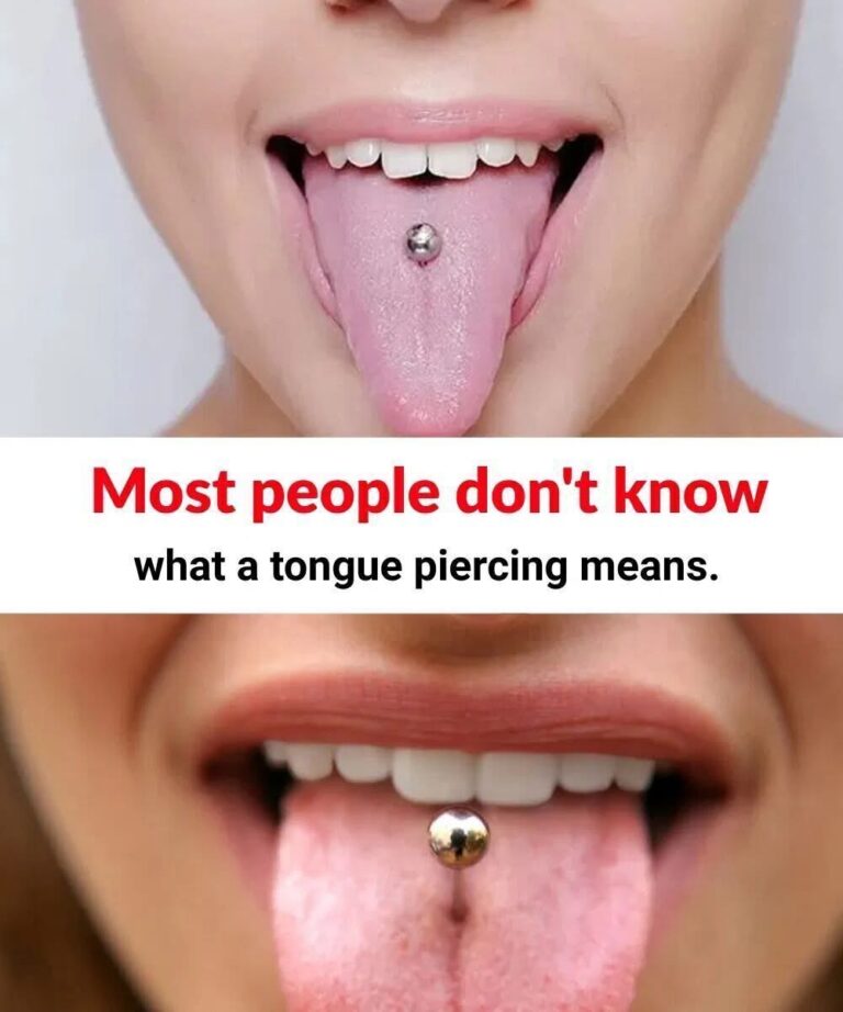 People do not know what a tongue piercing means!